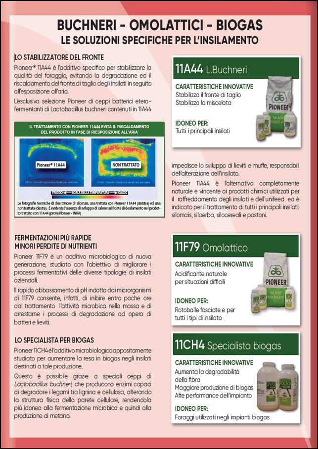 anteprima del volantino su additivi microbiologici