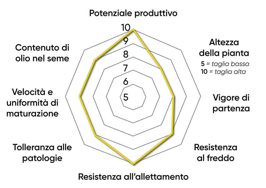 caratteristiche dell'ibrido di colza Pioneer PX131