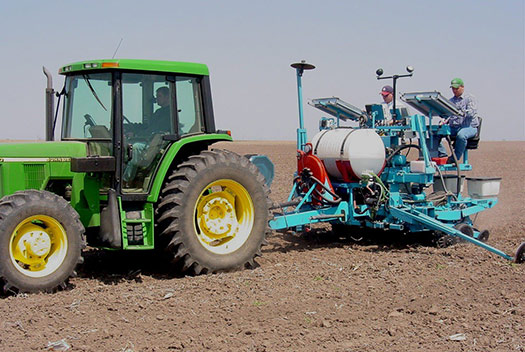 Pioneer Agronomy Sciences research plot planting - photo from 2004