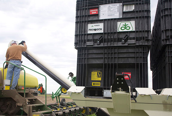 Pioneer introduced the PROBOX bulk seed handling system in 1998 Pioneer introduced the PROBOX bulk seed handling system in 1998