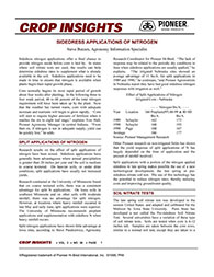 Crop Insights article examples from 1991 - 2005 - 2016 and 2024