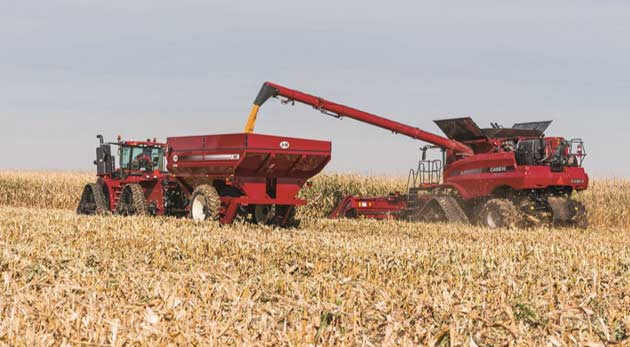 Photo - Corn harvesting operation.
