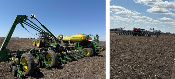 Planting - Northern IL field operation - April 2025