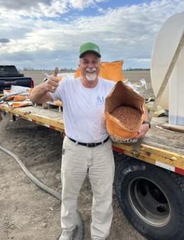 Roger Monroe - one of 13 winners of the Golden Seed incentive celebrating the 100-year anniversary of Pioneer brand corn Roger Monroe - one of 13 winners of the Golden Seed incentive celebrating the 100-year anniversary of Pioneer brand corn