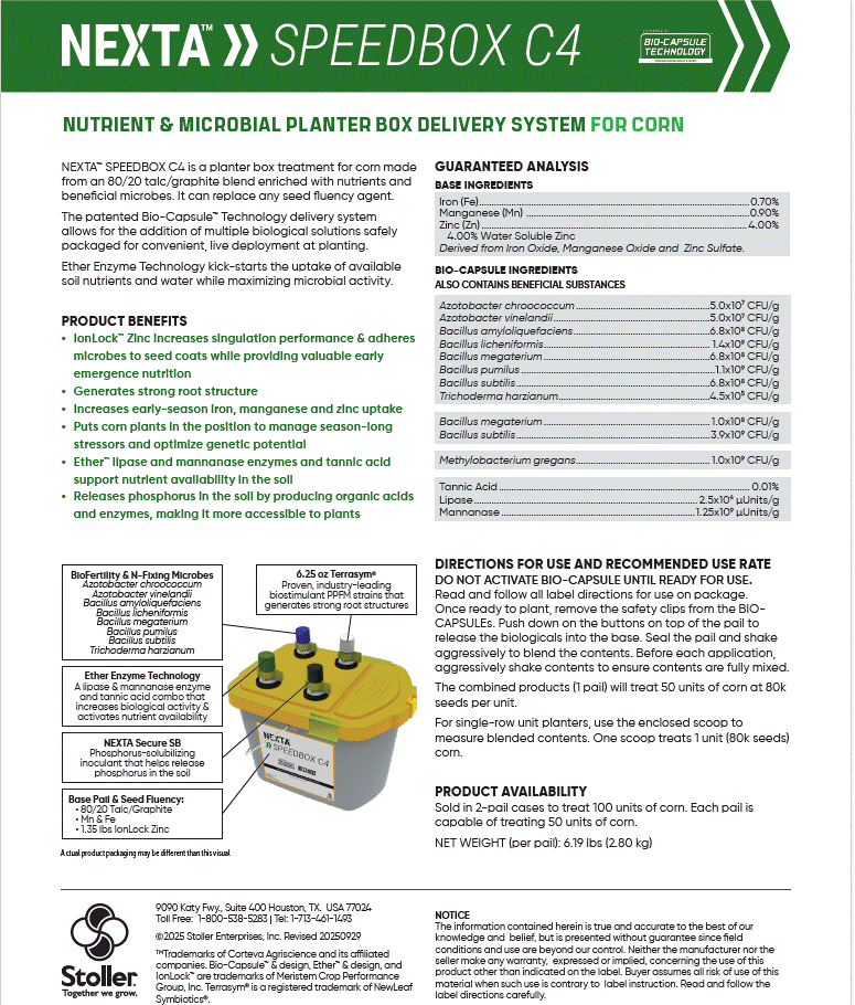 NEXTA SPEEDBOX C4 Product Sheet