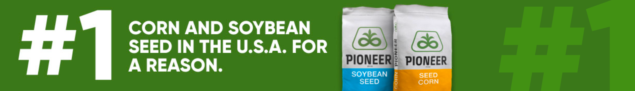 Number one corn and soybean seed in the USA for a reason